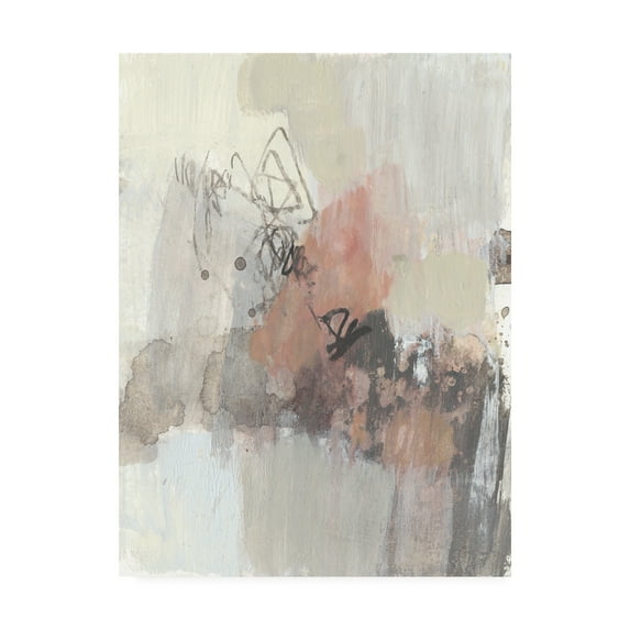 Trademark Fine Art 'Neutral Pink II' Canvas Art by Jennifer Goldberger