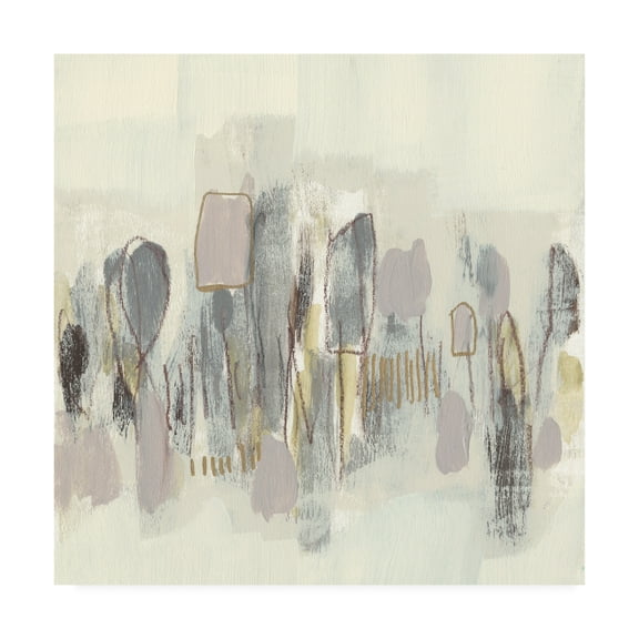 Trademark Fine Art 'Neutral Shapes I' Canvas Art by Jennifer Goldberger