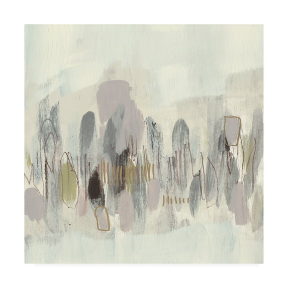Trademark Fine Art 'Neutral Shapes II' Canvas Art by Jennifer Goldberger