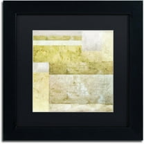 Trademark Fine Art "Neutral Study 2.0" Canvas Art by Michelle Calkins, Black Matte, Black Frame