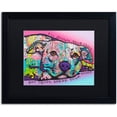 thumbnail image 1 of Trademark Fine Art "Never Break Your Heart" Canvas Art by Dean Russo, Black Matte, Black Frame, 1 of 4