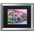 thumbnail image 1 of Trademark Fine Art "Never Break Your Heart" Canvas Art by Dean Russo, Black Matte, Silver Frame, 1 of 4
