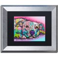 thumbnail image 1 of Trademark Fine Art "Never Break Your Heart" Canvas Art by Dean Russo, Black Matte, Silver Frame, 1 of 4