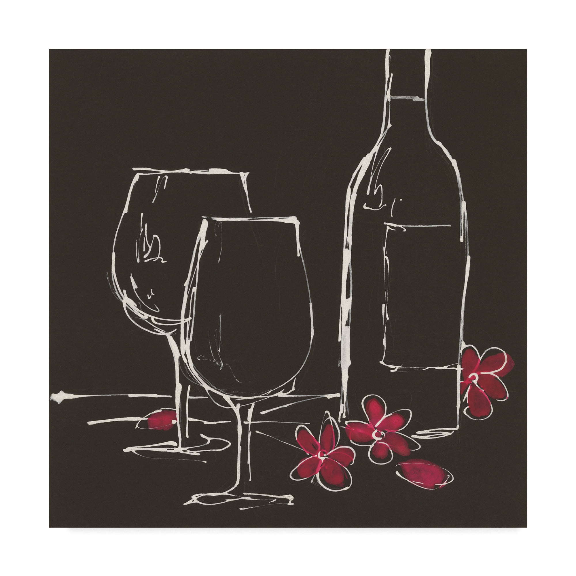 Trademark Fine Art 'Never Enough Red' Canvas Art by Chris Paschke