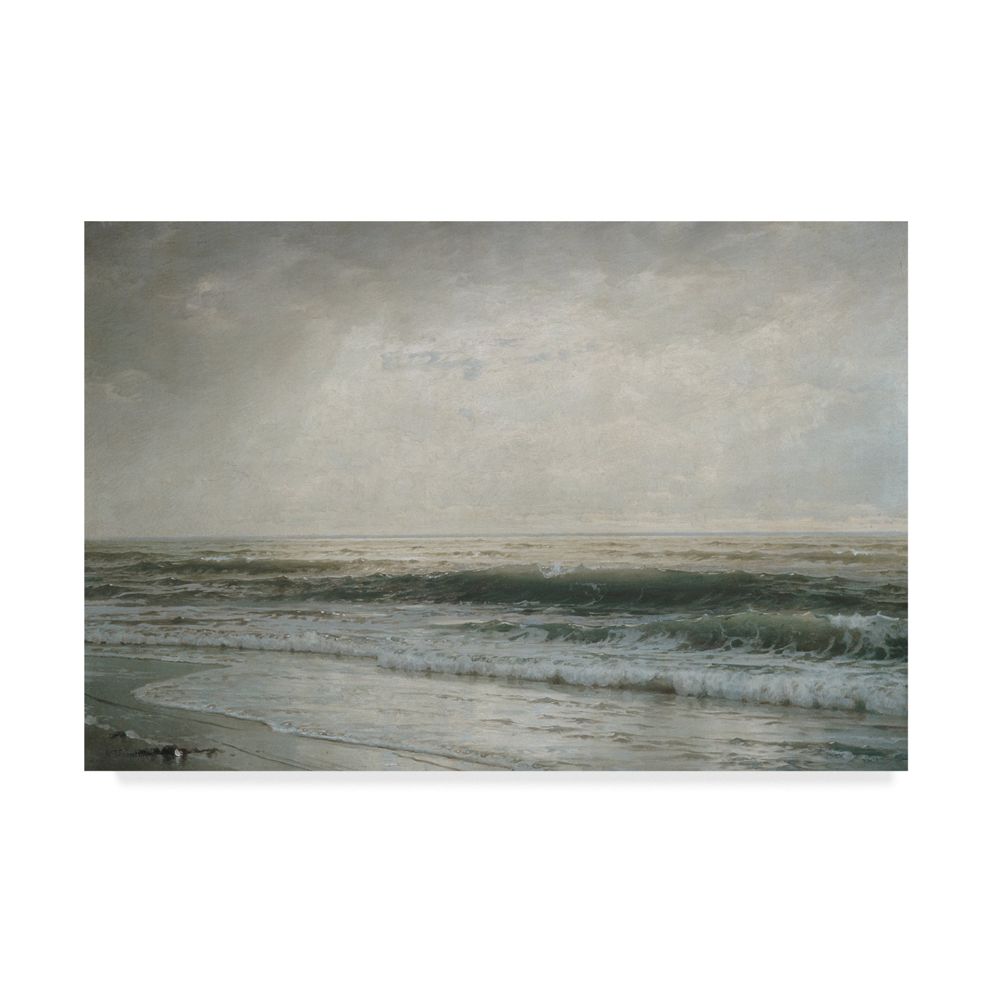 Trademark Fine Art 'New Jersey Beach' Canvas Art by William Trost Richards