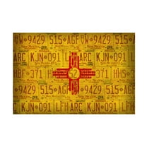 Trademark Fine Art 'New Mexico State Flag' Canvas Art by Design Turnpike