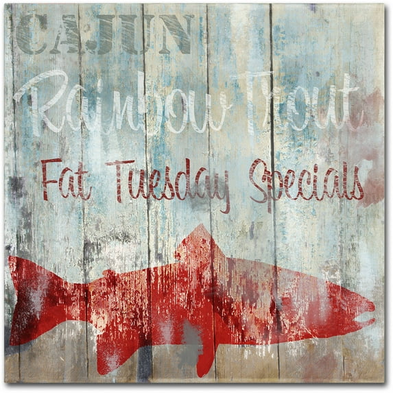 Trademark Fine Art "New Orleans Seafood III" Canvas Art by Color Bakery