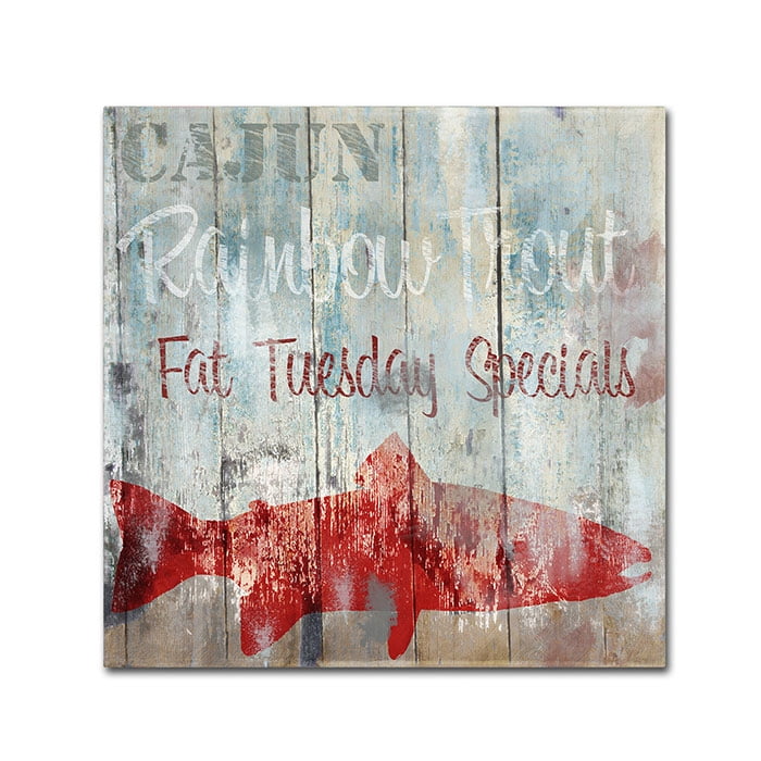 Trademark Fine Art "New Orleans Seafood III" Canvas Art by Color Bakery