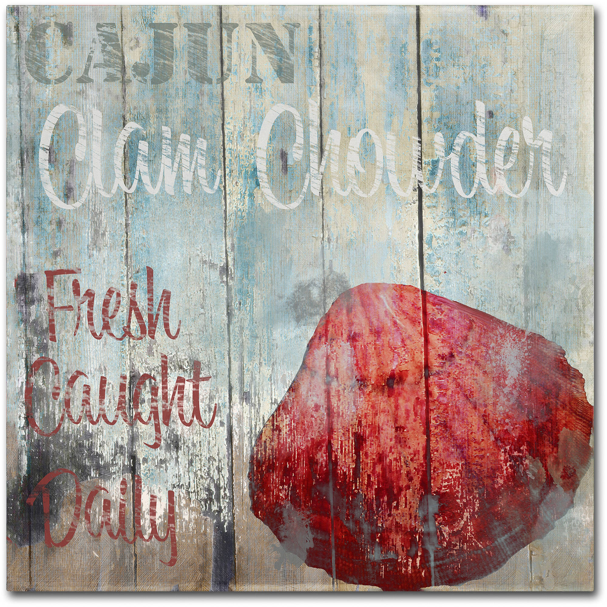 Trademark Fine Art "New Orleans Seafood IV" Canvas Art by Color Bakery
