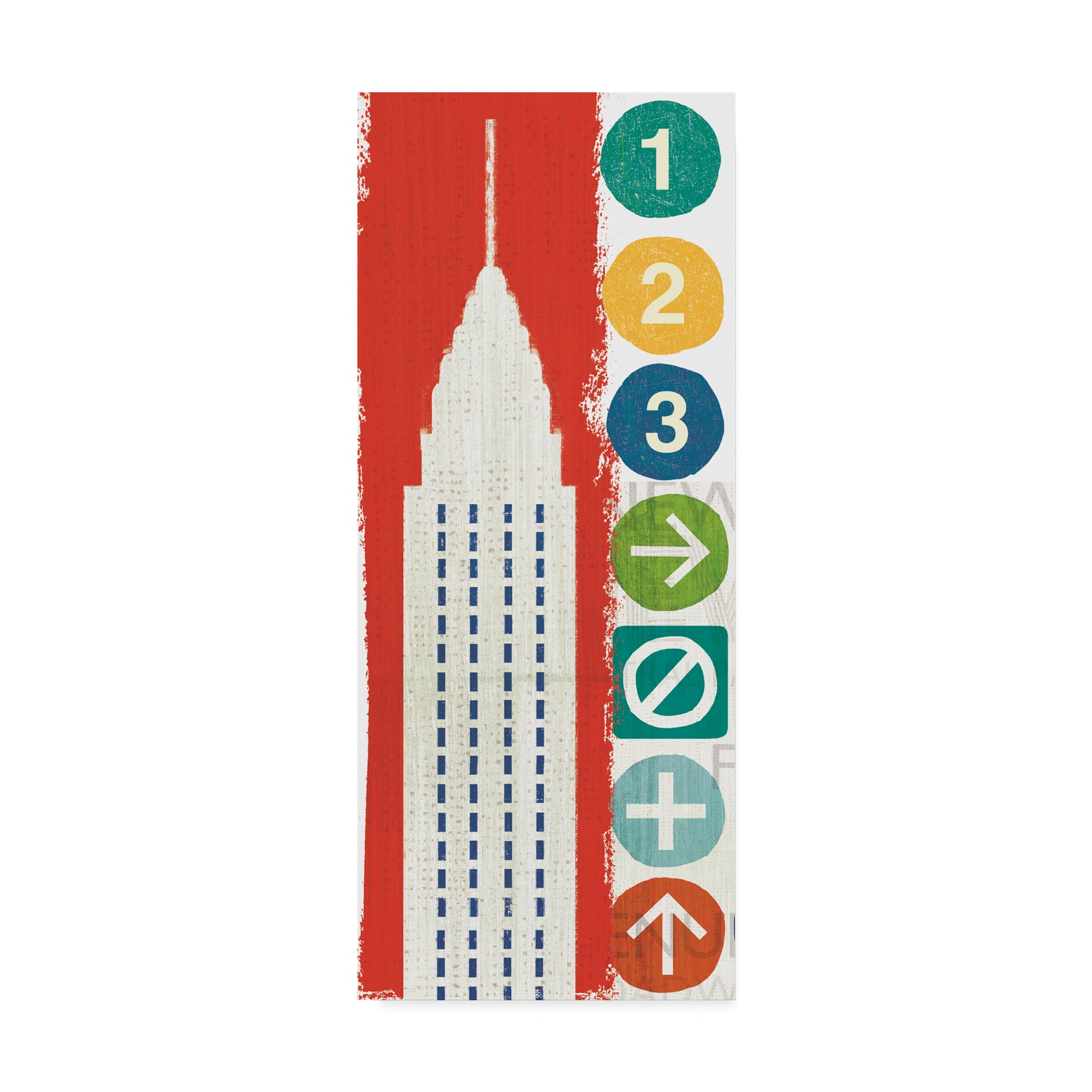 Trademark Fine Art 'New York City Life Chrysler' Canvas Art by Michael Mullan
