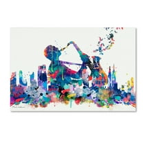 Trademark Fine Art 'New York Mark 9' Canvas Art by Mark Ashkenazi