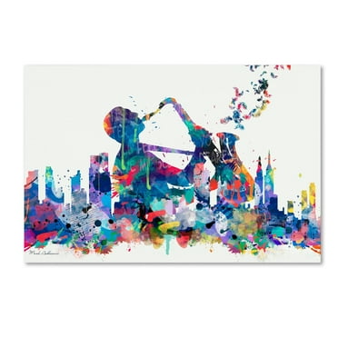Trademark Fine Art 'New York Mark 9' Canvas Art by Mark Ashkenazi