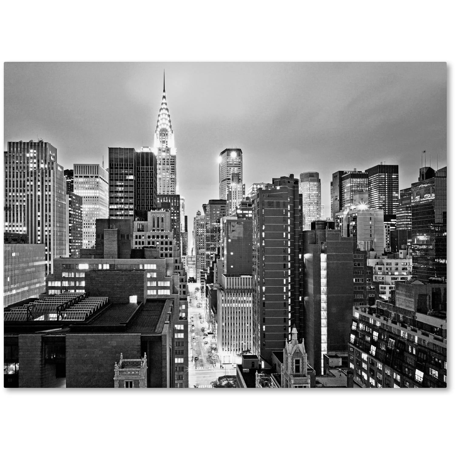 Trademark Fine Art "New York Skyline 2" Canvas Art by Preston