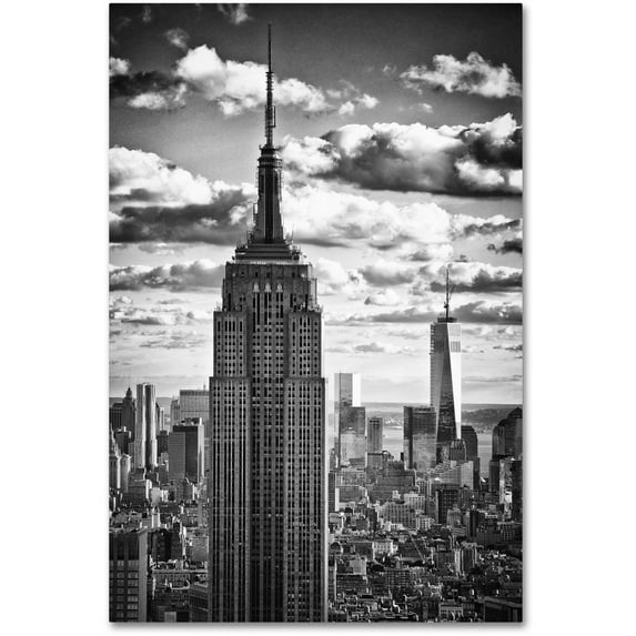 Trademark Fine Art Philippe Hugonnard New York Skyscrapers Canvas Wall Art - 12x19