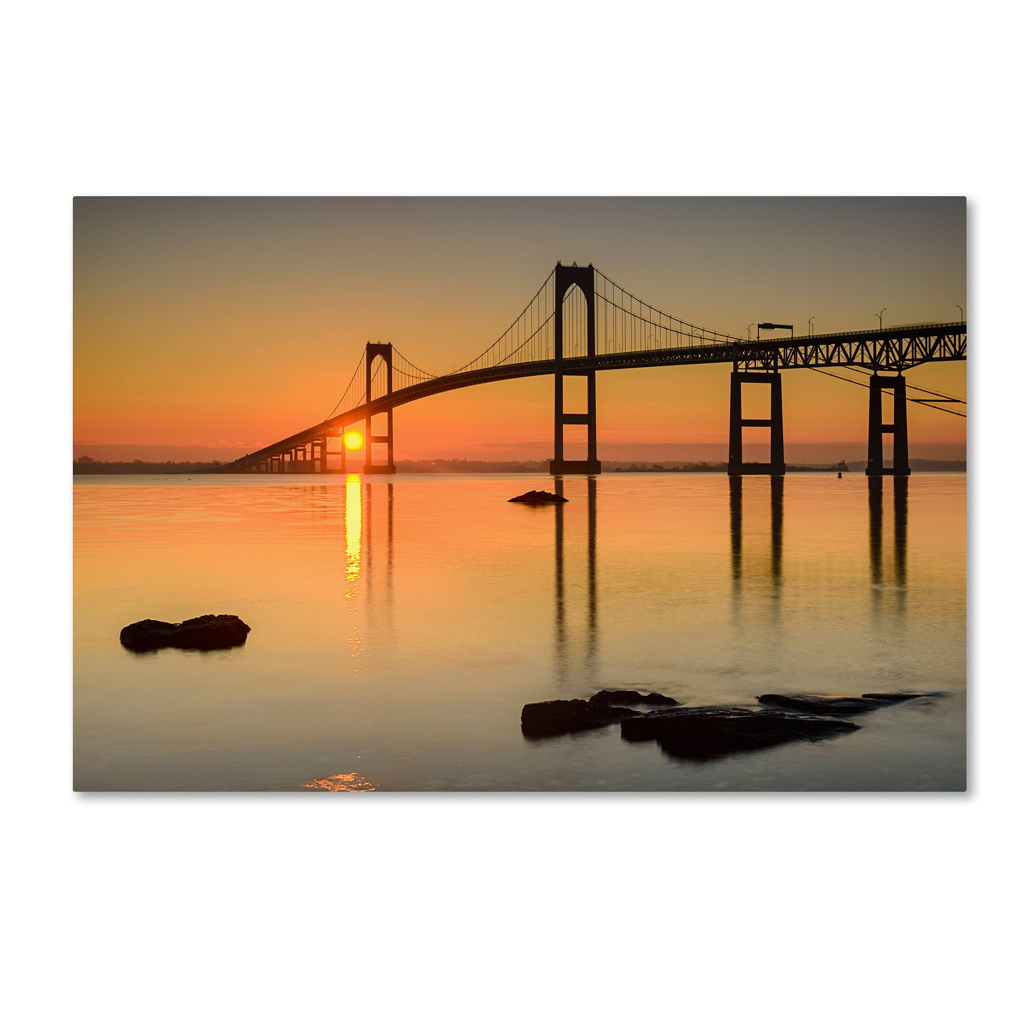 Trademark Fine Art "Newport Morning" Canvas Art by Michael Blanchette Photography