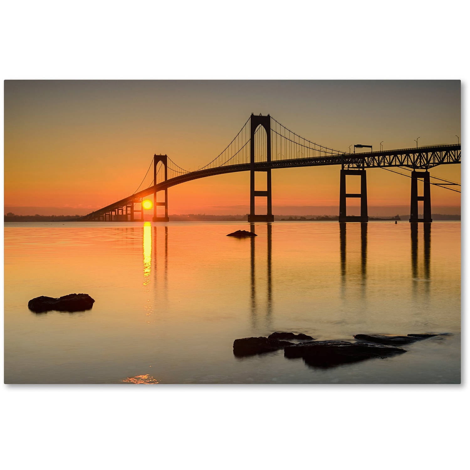 Trademark Fine Art "Newport Morning" Canvas Art by Michael Blanchette Photography
