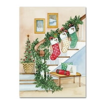 Trademark Fine Art 'Night Before Christmas II' Canvas Art by Kathleen Parr McKenna