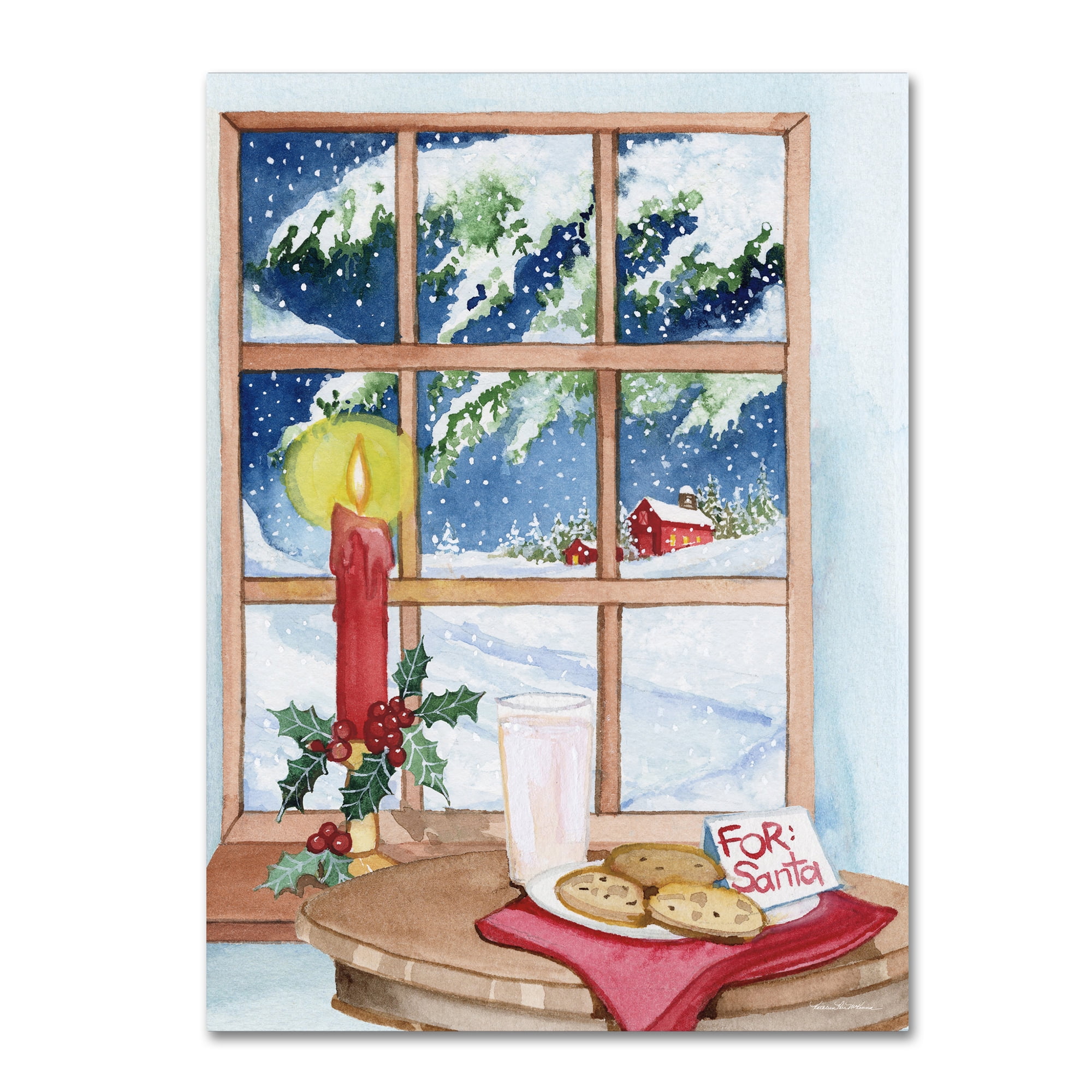 Trademark Fine Art 'Night Before Christmas IV' Canvas Art by Kathleen Parr McKenna