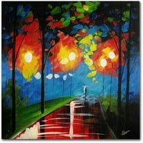 Trademark Fine Art "Night Reflection" Canvas Art by Ricardo Tapia