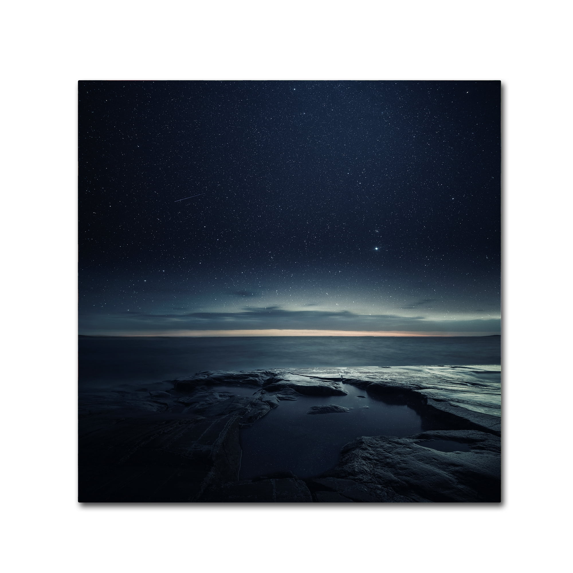Trademark Fine Art 'Night Sky' Canvas Art by Mika Suutari