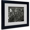 thumbnail image 1 of Trademark Fine Art "Night Skyline" Framed Canvas Art by Chris Bliss, 1 of 1