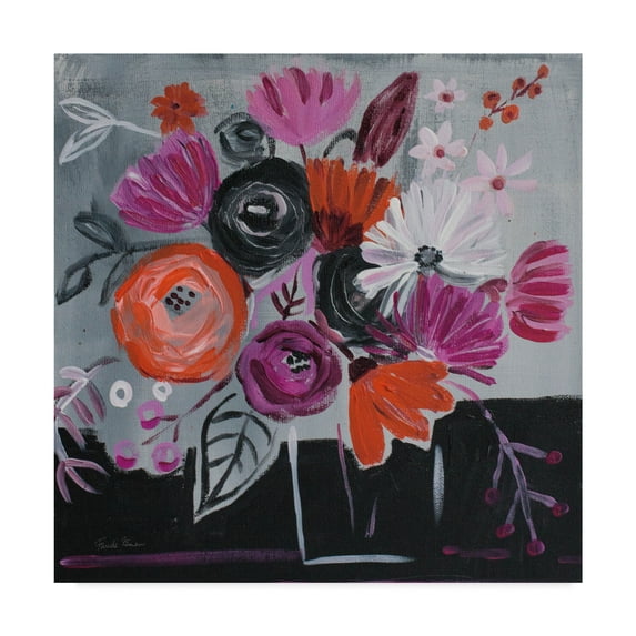 Trademark Fine Art 'Nighttime Bloom' Canvas Art by Farida Zaman
