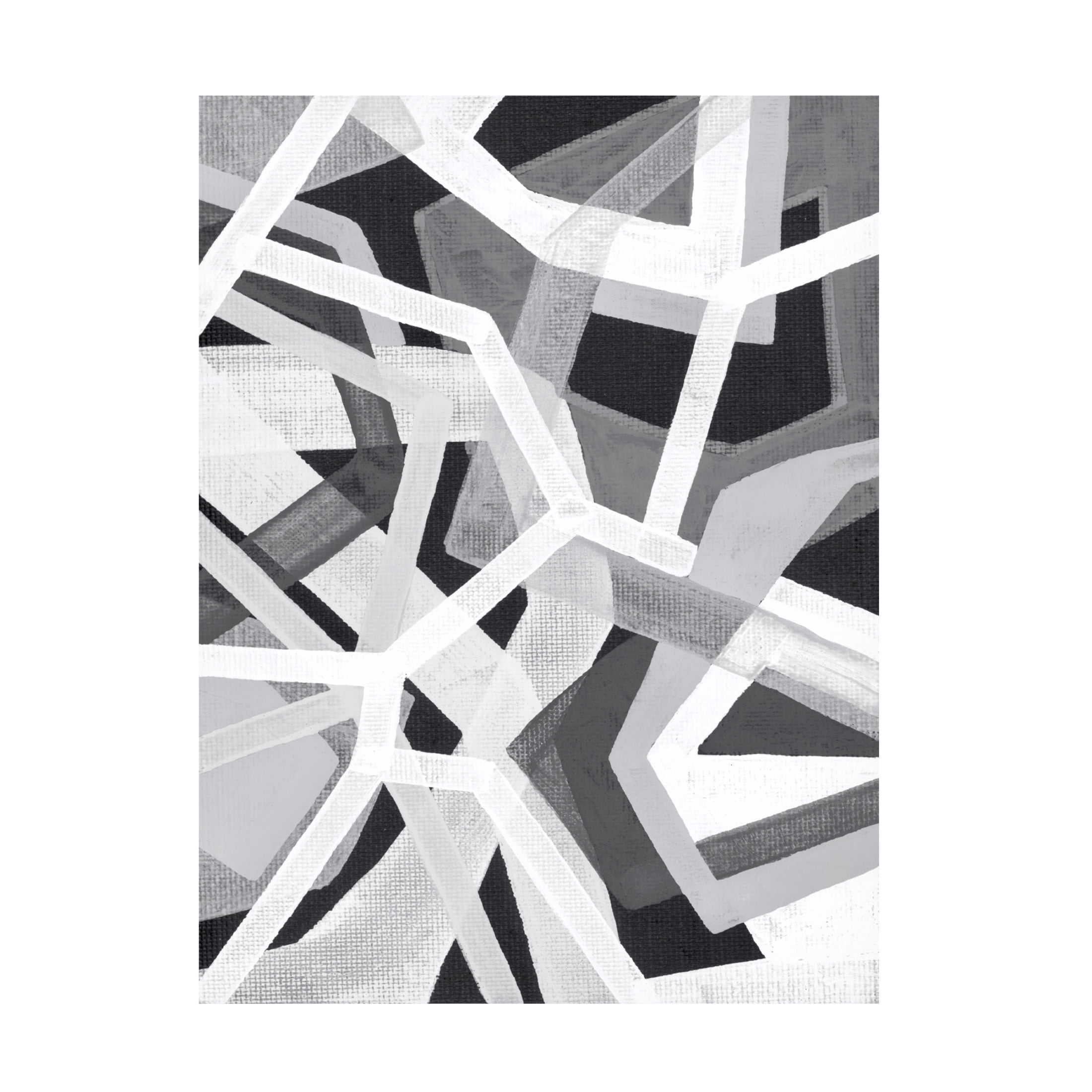 Trademark Fine Art Nikki Galapon Magnetic Greys I Canvas Wall Art