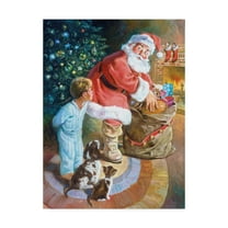 Trademark Fine Art 'No Way Santa' Canvas Art by Hal Frenck