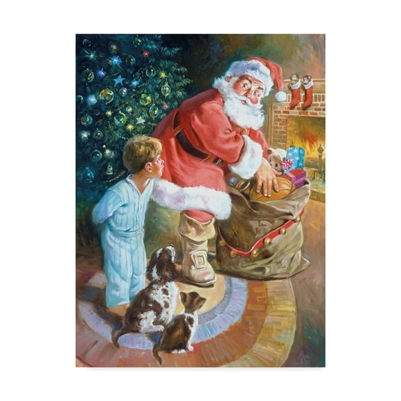 Trademark Fine Art 'No Way Santa' Canvas Art by Hal Frenck