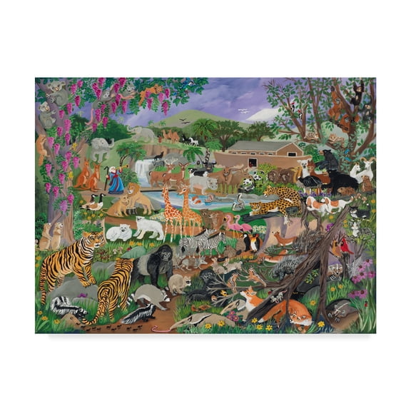 Trademark Fine Art 'Noahs Ark' Canvas Art by Carol Salas