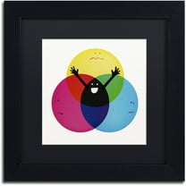 Trademark Fine Art 'Nobody's Child Final' Canvas Art by Robert Farkas, Black Matte, Black Frame