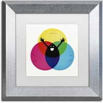 Trademark Fine Art 'Nobody's Child Final' Canvas Art by Robert Farkas, White Matte, Silver Frame