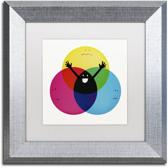 Trademark Fine Art 'Nobody's Child Final' Canvas Art by Robert Farkas, White Matte, Silver Frame