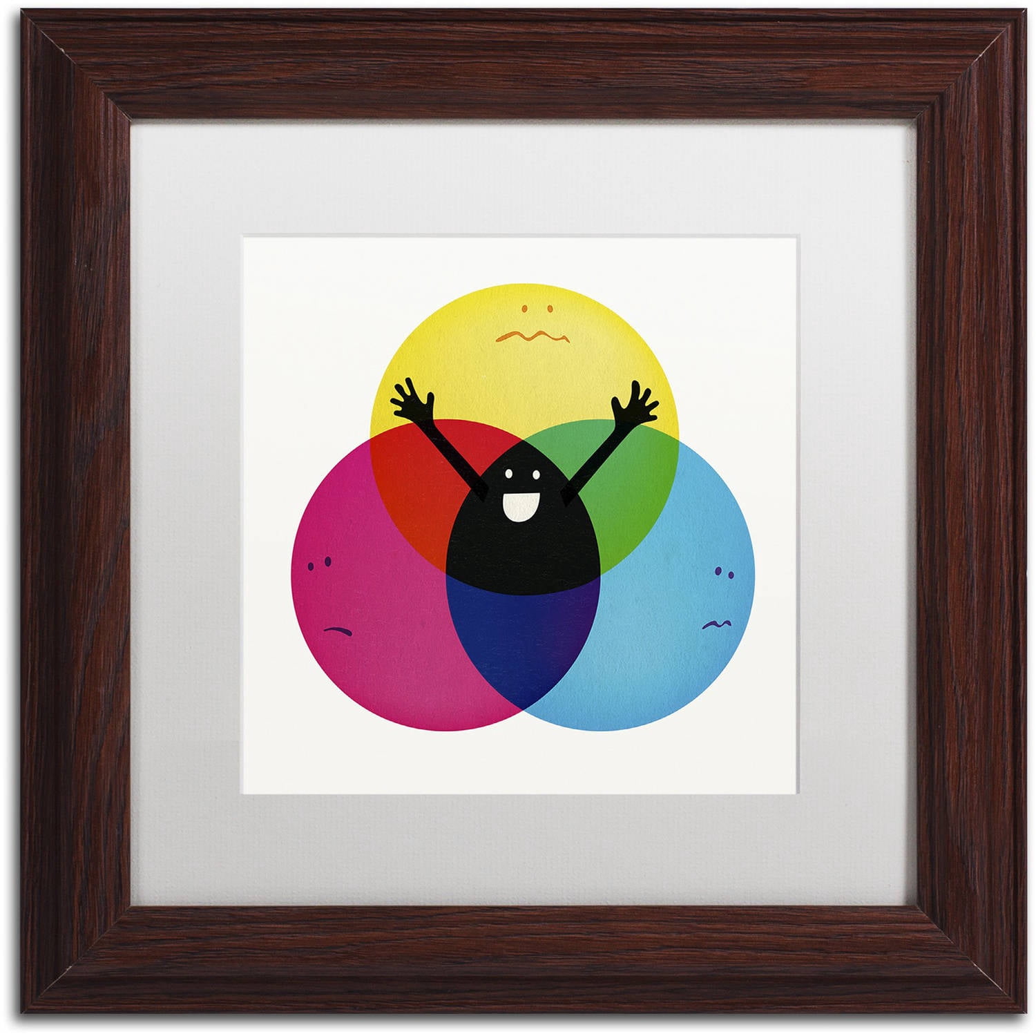 Trademark Fine Art 'Nobody's Child Final' Canvas Art by Robert Farkas, White Matte, Wood Frame