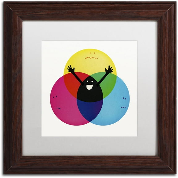 Trademark Fine Art 'Nobody's Child Final' Canvas Art by Robert Farkas, White Matte, Wood Frame