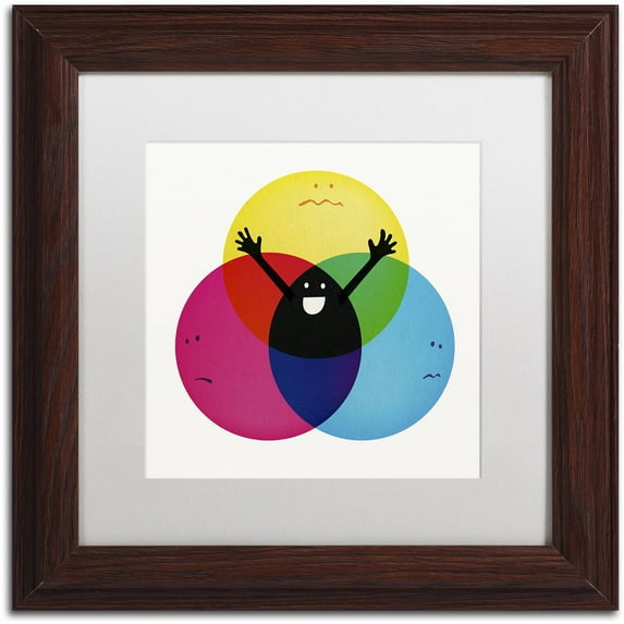 Trademark Fine Art 'Nobody's Child Final' Canvas Art by Robert Farkas, White Matte, Wood Frame