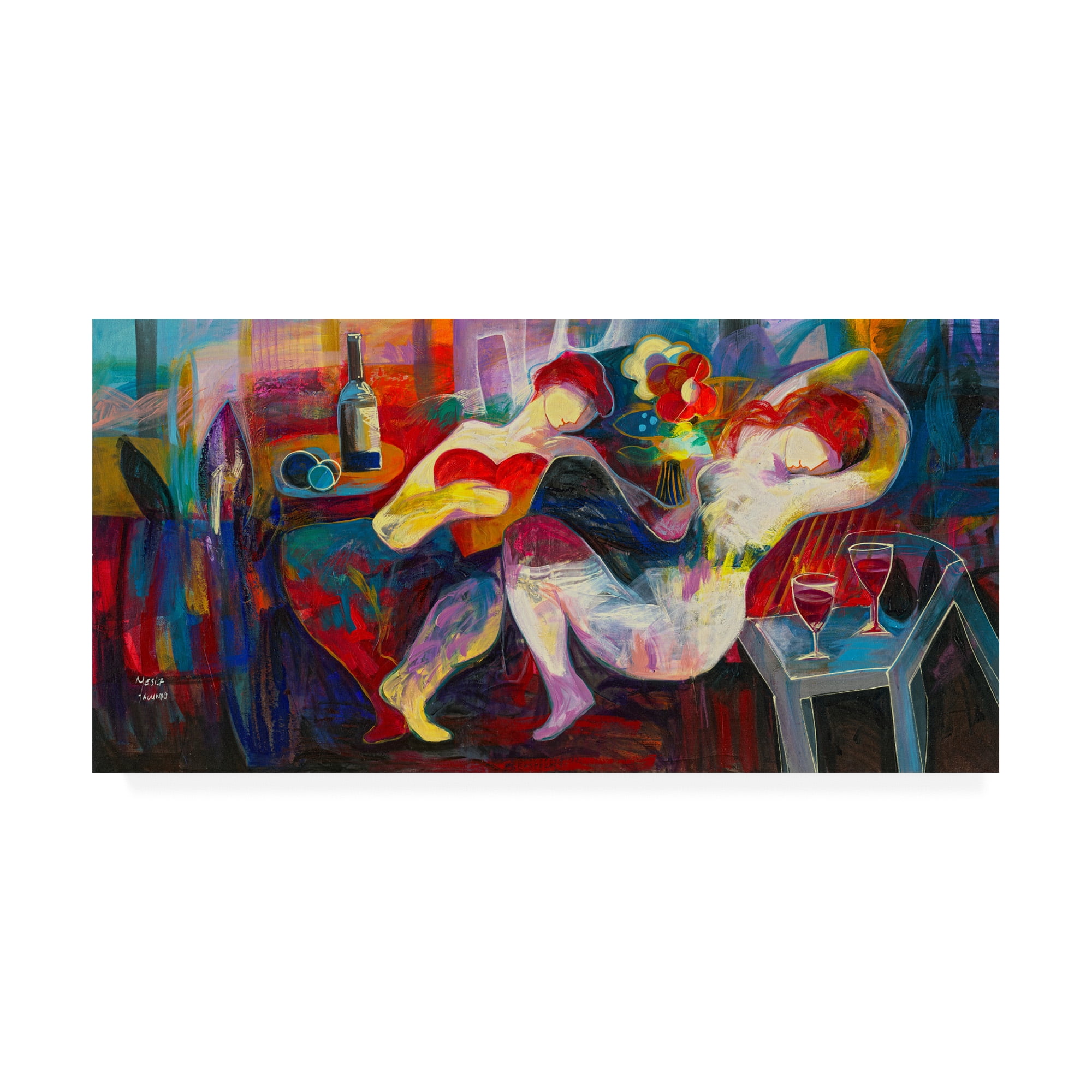 Trademark Fine Art 'Noche de amor' Canvas Art by Jessica Acunda