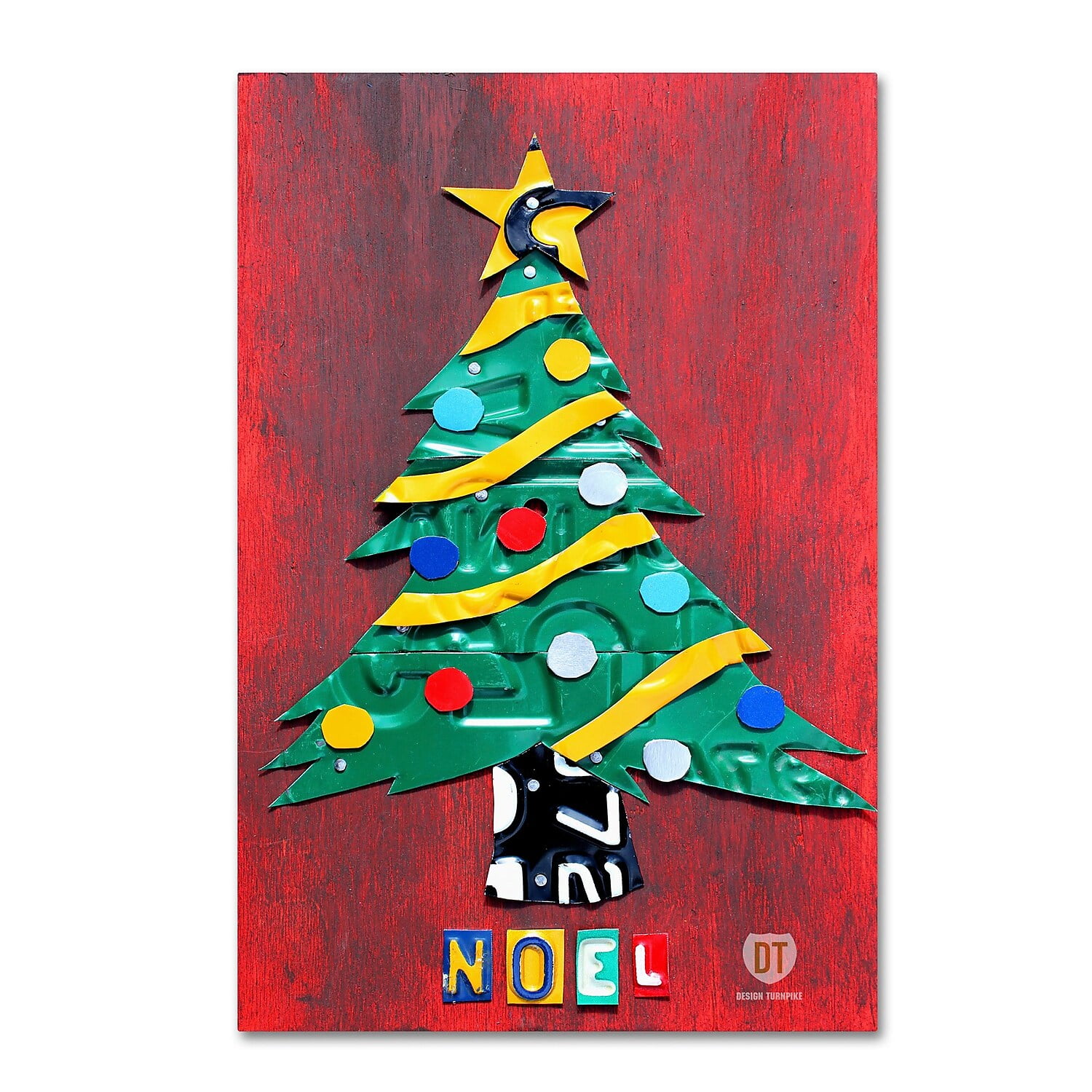 Trademark Fine Art Noel Christmas Tree Canvas Wall Art