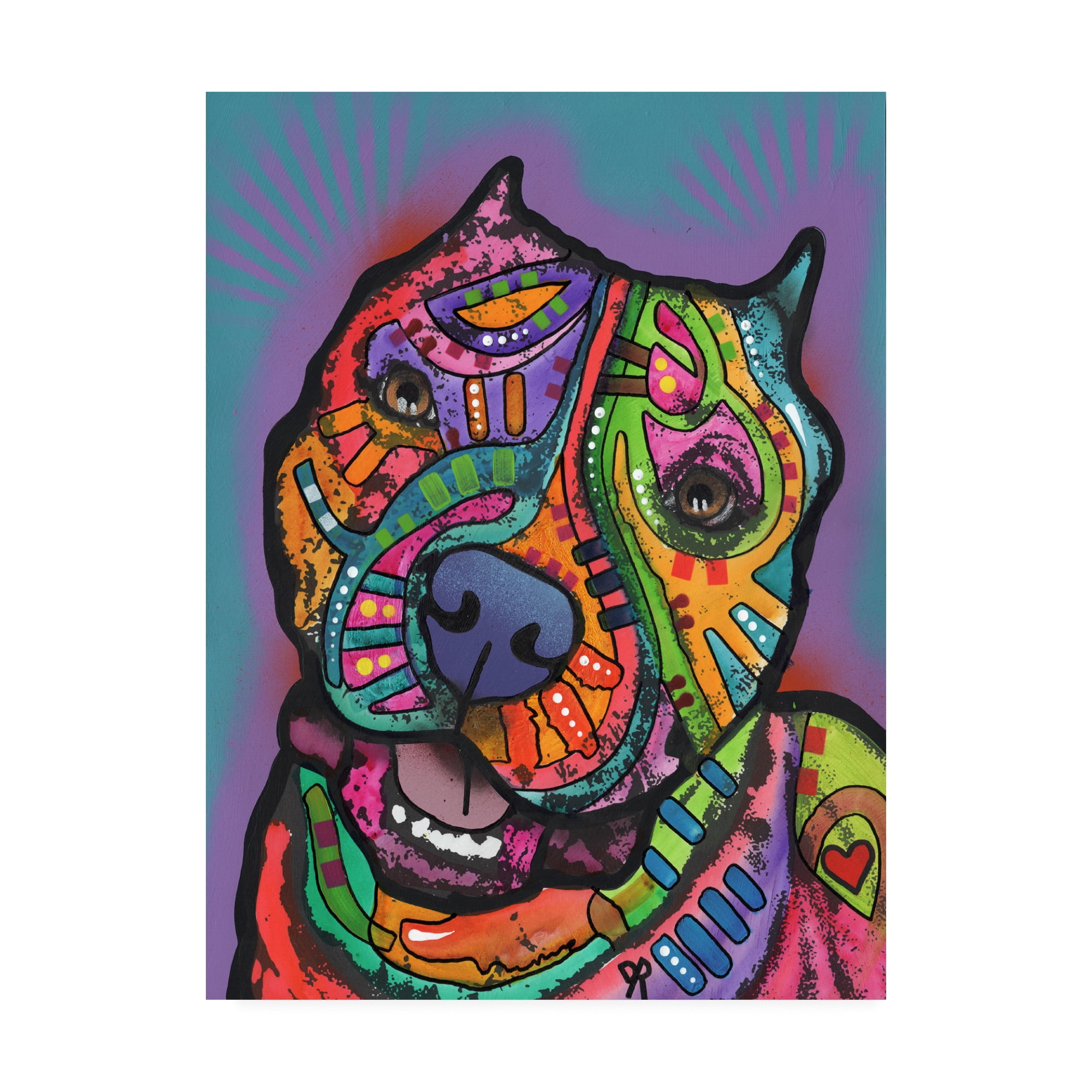Trademark Fine Art 'Noel Stencil' Canvas Art by Dean Russo