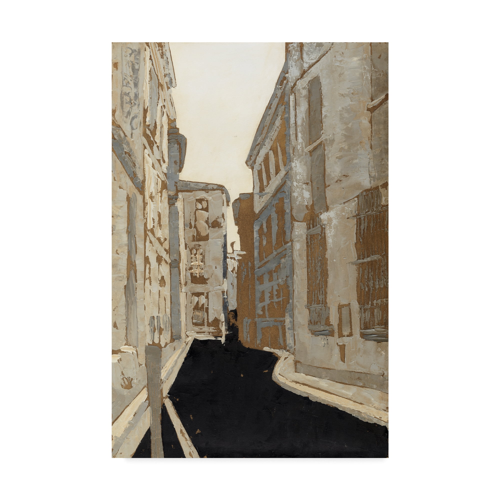 Trademark Fine Art 'Non Embellished Streets of Paris I' Canvas Art by Megan Meagher
