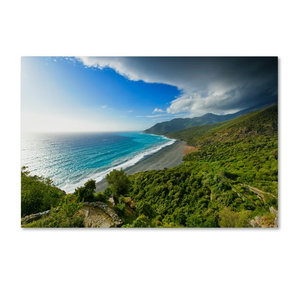 Trademark Fine Art 'Nonza' Canvas Art by Philippe Sainte-Laudy