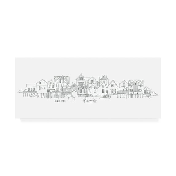 Trademark Fine Art 'Nordic Village I' Canvas Art by Avery Tillmon