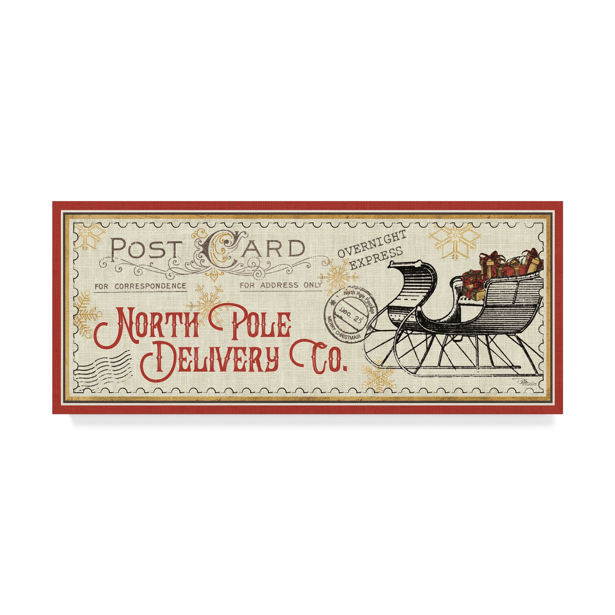 Trademark Fine Art 'North Pole Express VI' Canvas Art by Pela Studio