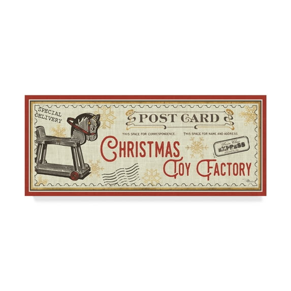 Trademark Fine Art 'North Pole Express VII' Canvas Art by Pela Studio