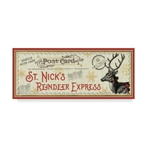 Trademark Fine Art 'North Pole Express VIII' Canvas Art by Pela Studio