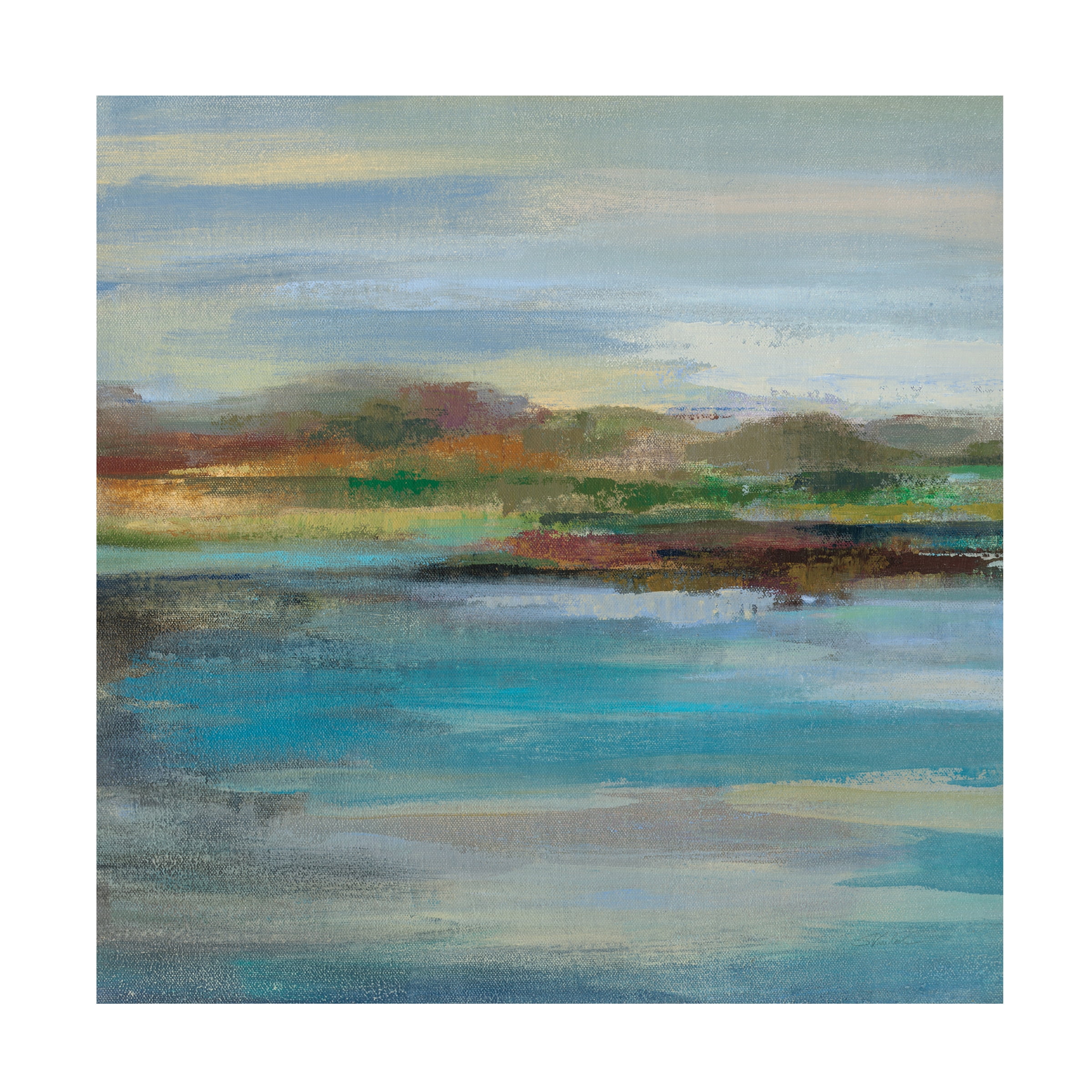 Trademark Fine Art 'Northern Shore Square I' Canvas Art by Silvia Vassileva