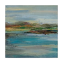 Trademark Fine Art 'Northern Shore Square I' Canvas Art by Silvia Vassileva