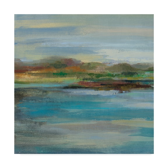 Trademark Fine Art 'Northern Shore Square I' Canvas Art by Silvia Vassileva