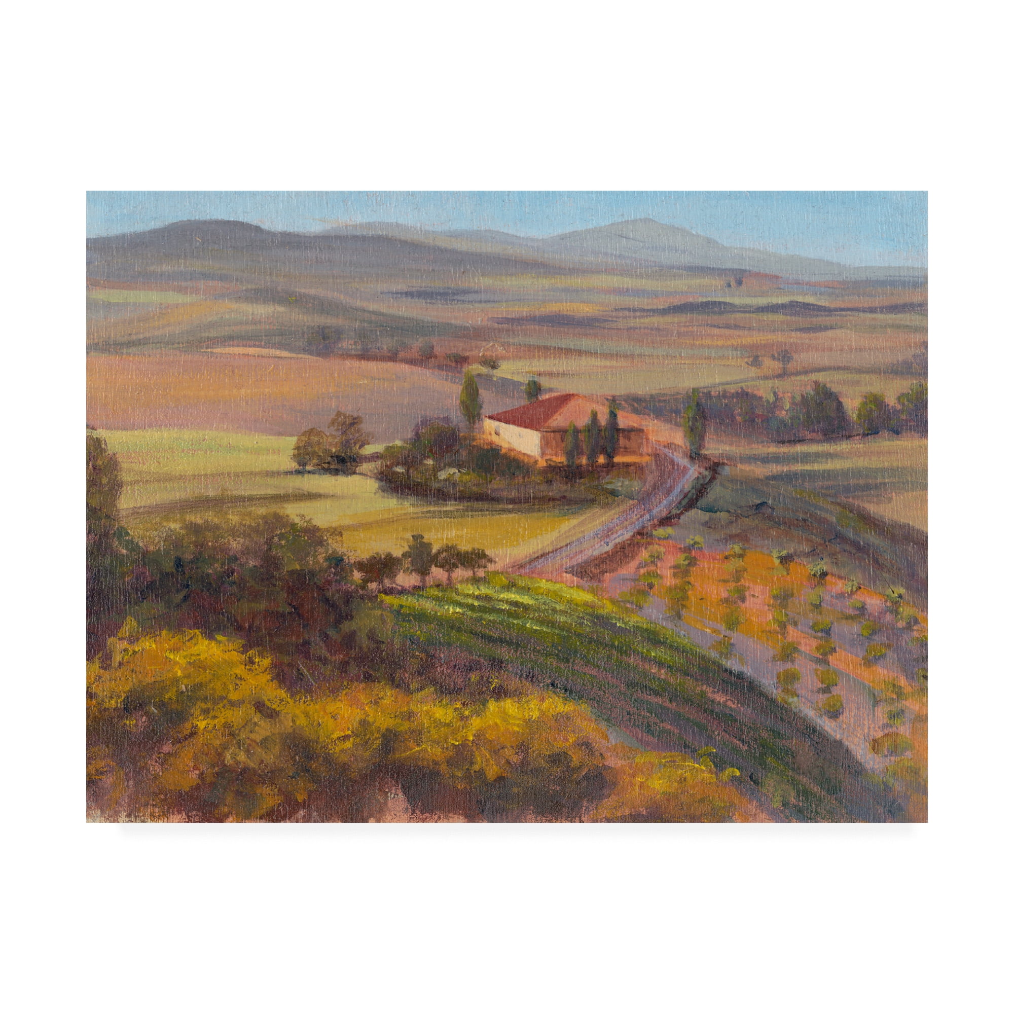 Trademark Fine Art 'Nostalgic Tuscany I' Canvas Art by Sandra Iafrate