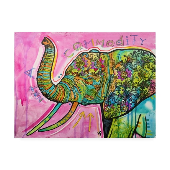 Trademark Fine Art 'Not A Commodity' Canvas Art by Dean Russo